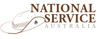 Logo for the National Service website
