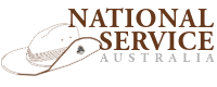 Logo for the National Service website